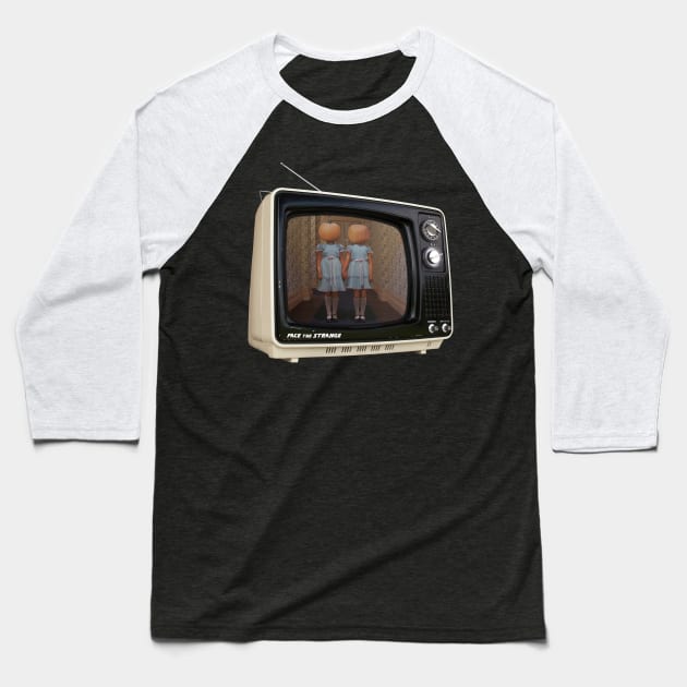 The Pumpkin Twins Baseball T-Shirt by FaceTheStrange